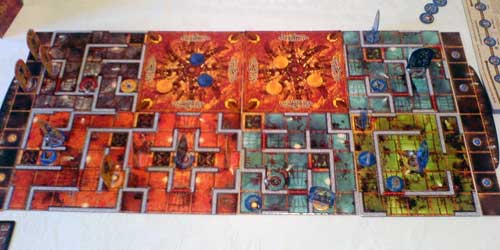 Поле игры "Dungeon Twister"